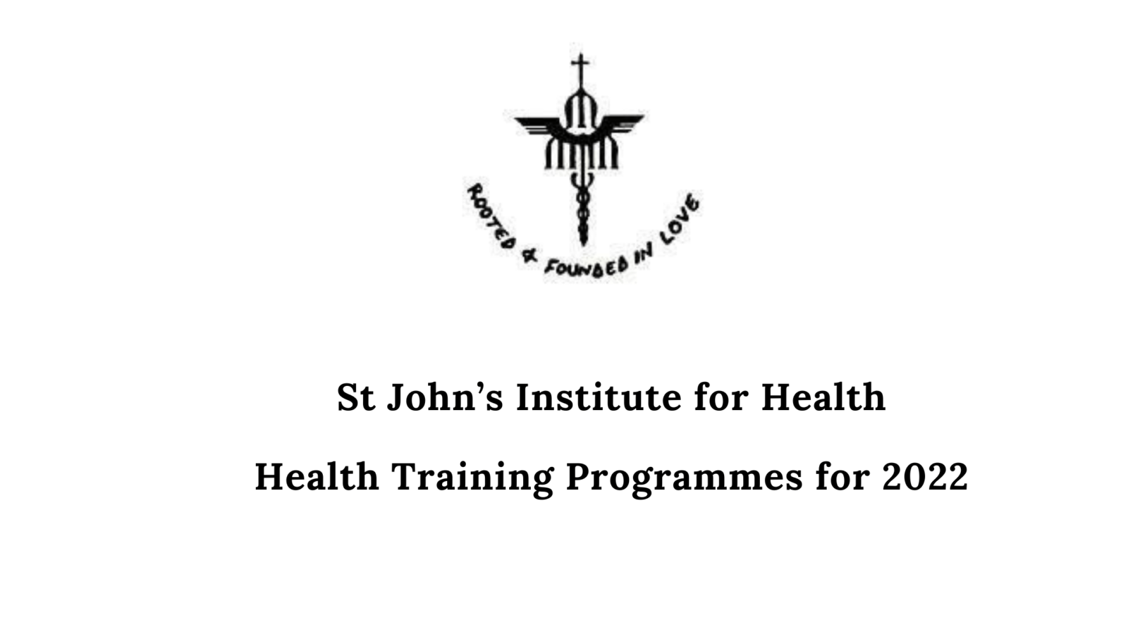 Health Training Programmes for 2022